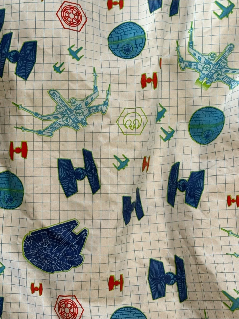 Star Wars Space Battle Print Sheet Full Fitted Sheet